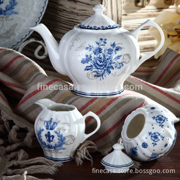 Elegant Fine New Bone China White Ceramic Coffee Pot                
                                    Quality Assured